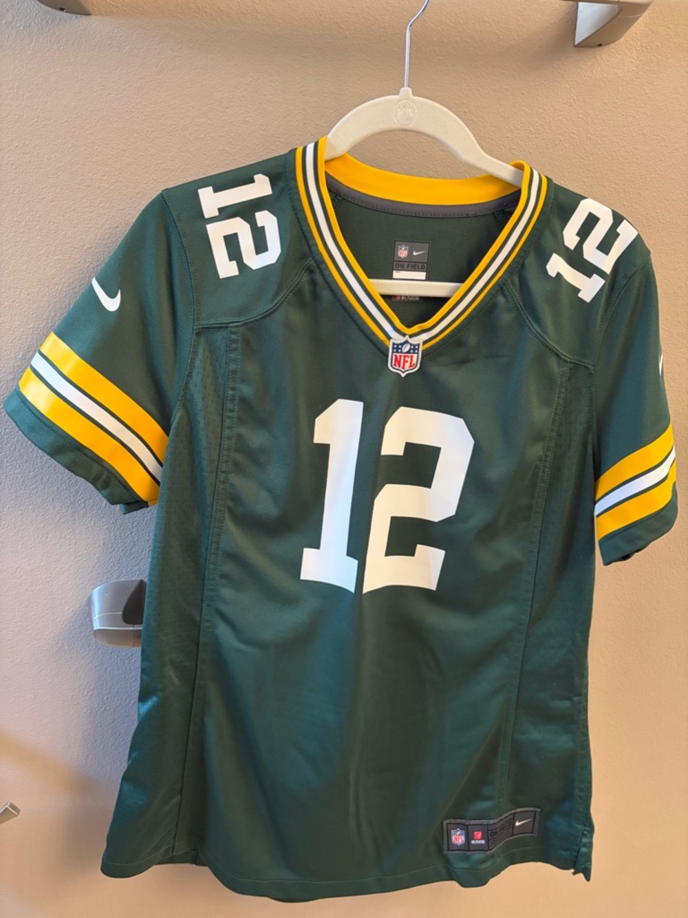 Nike NFL On Field Aaron Rodgers #12 Green Bay Packers Jersey — Size Large